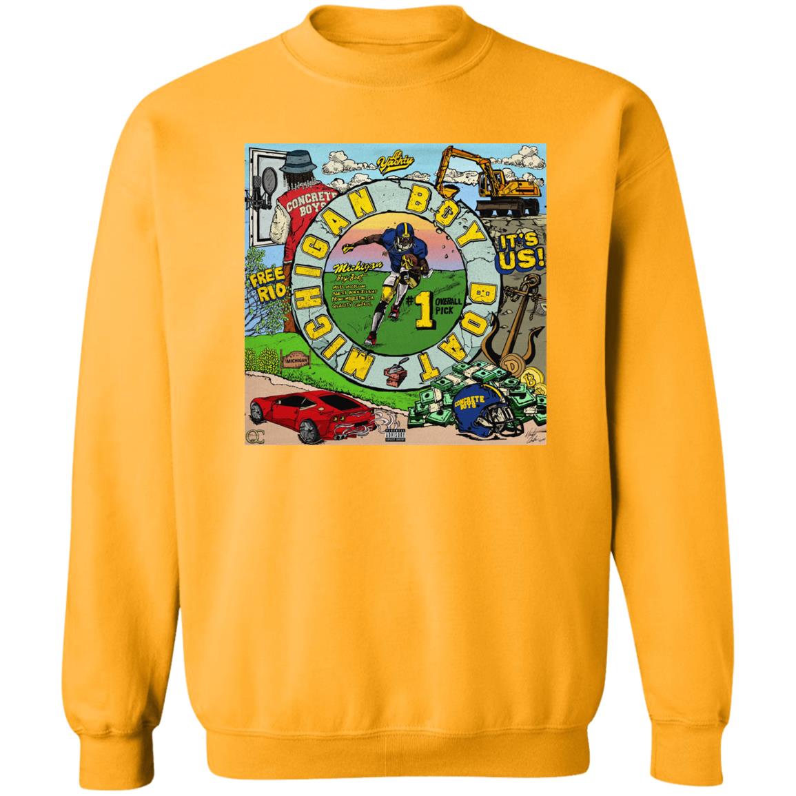 Michigan Boy Boat Shirt Lil Yachty Michigan Boy Boat Shirt Hoodie Sweatshirt - Teechipus