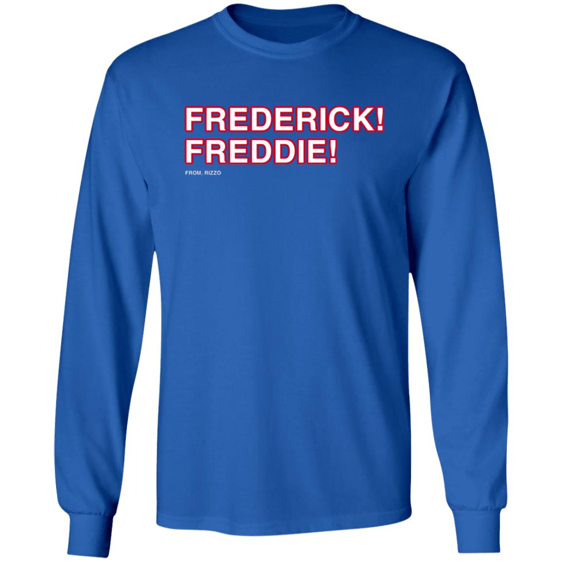 Frederick Freddie From Rizzo Shirt Chicago Cubs Anthony Rizzo Frederick Freddie Shirt Hoodie Sweatshirt - Teechipus