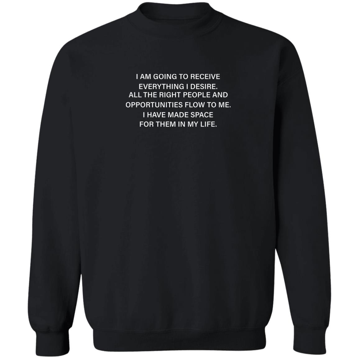 Halle Bailey I Am Going To Receive Everything I Desire Hoodie We're Not Really Strangers Merch Affirmations Hoodie Shirt - Teechipus