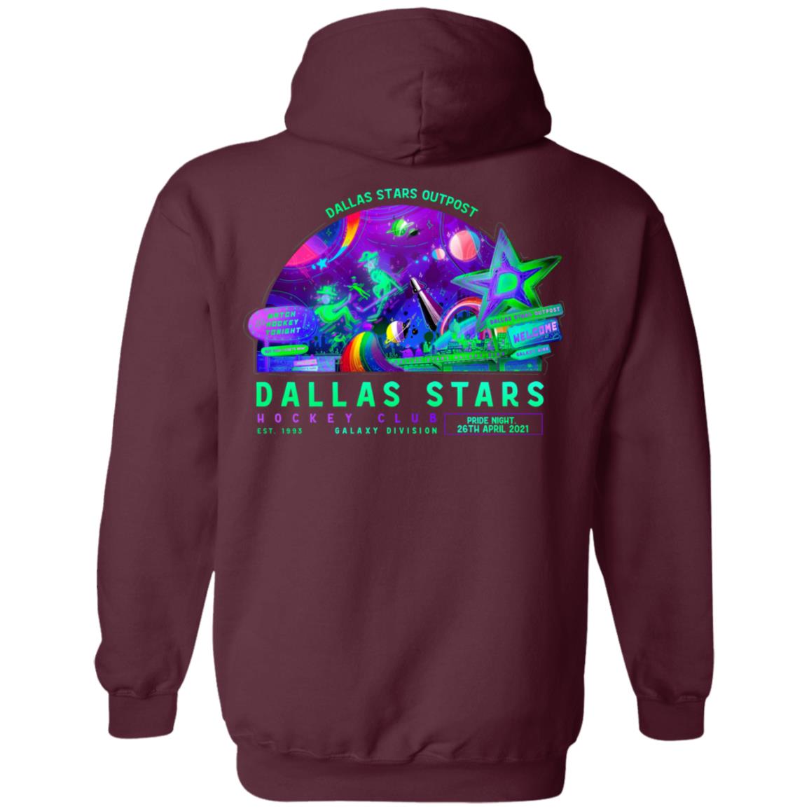 Dallas Stars Foundation Pride Night Shirt Hoodie Sweatshirt - Teechipus