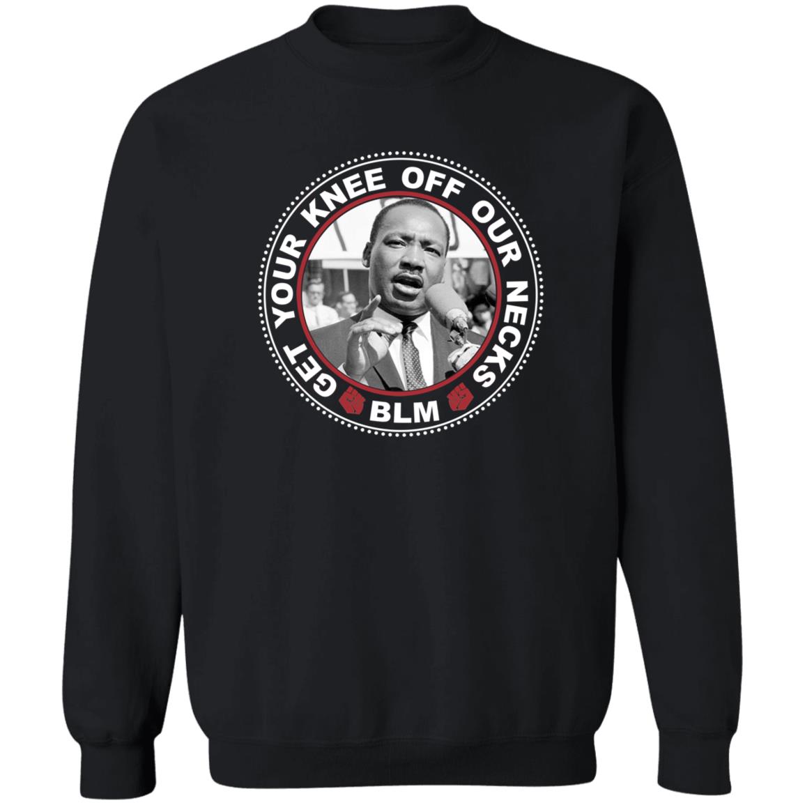 Juror Brandon Mitchell Get Your Knee Off Our Necks Black Live Matter Shirt Hoodie Sweatshirt - Teechipus