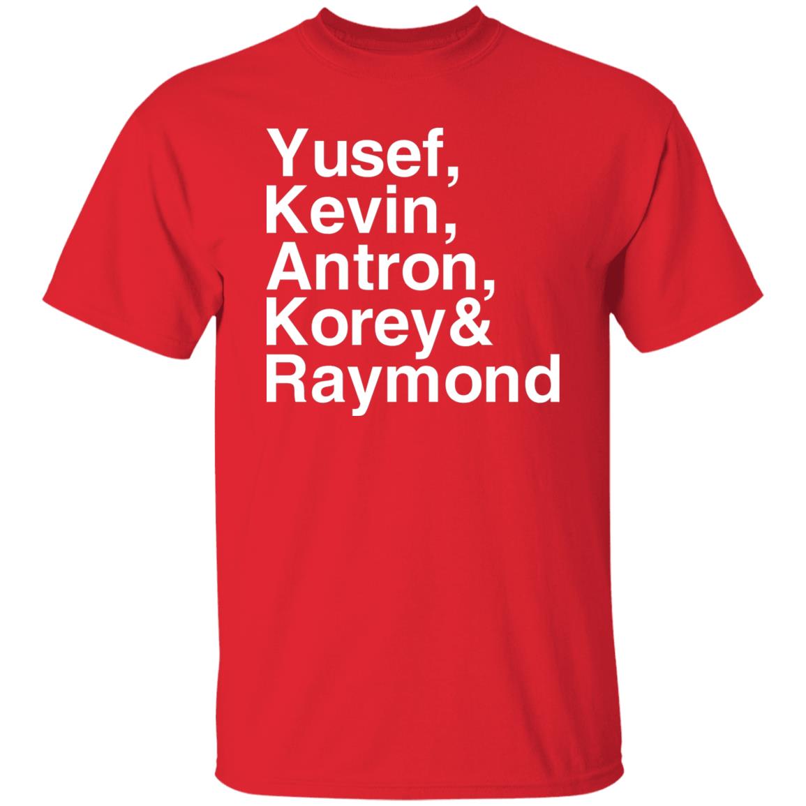 Yusef Kevin Antron Korey Raymond Shirt The Central Park Five Yusef Kevin Shirt Hoodie Sweatshirt - Teechipus