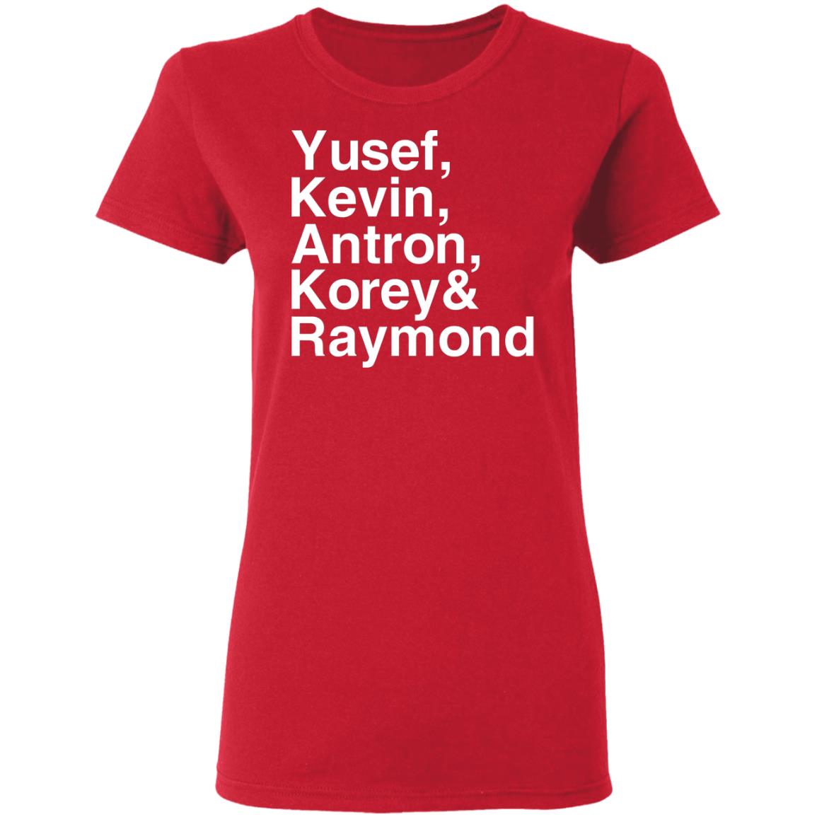 Yusef Kevin Antron Korey Raymond Shirt The Central Park Five Yusef Kevin Shirt Hoodie Sweatshirt - Teechipus