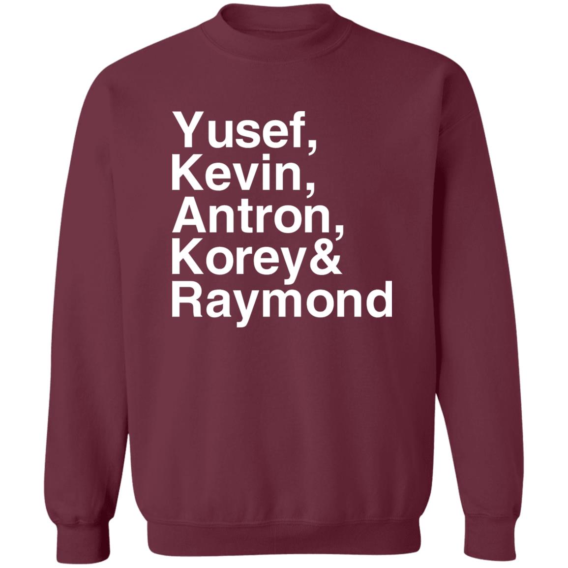 Yusef Kevin Antron Korey Raymond Shirt The Central Park Five Yusef Kevin Shirt Hoodie Sweatshirt - Teechipus