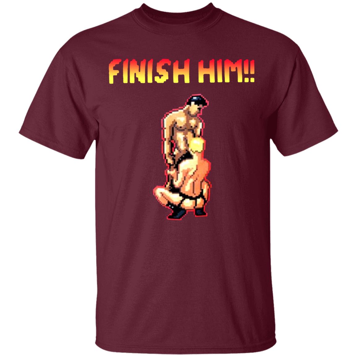 Finish Him Shirt Gaymer Finish Him Shirt Hoodie Sweatshirt - Teechipus