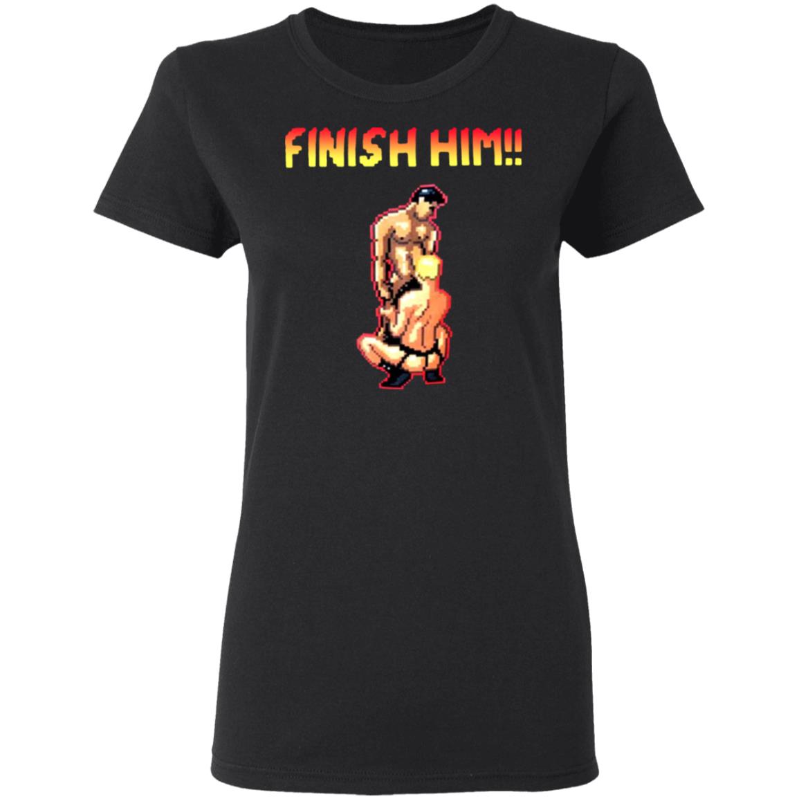 Finish Him Shirt Gaymer Finish Him Shirt Hoodie Sweatshirt - Teechipus