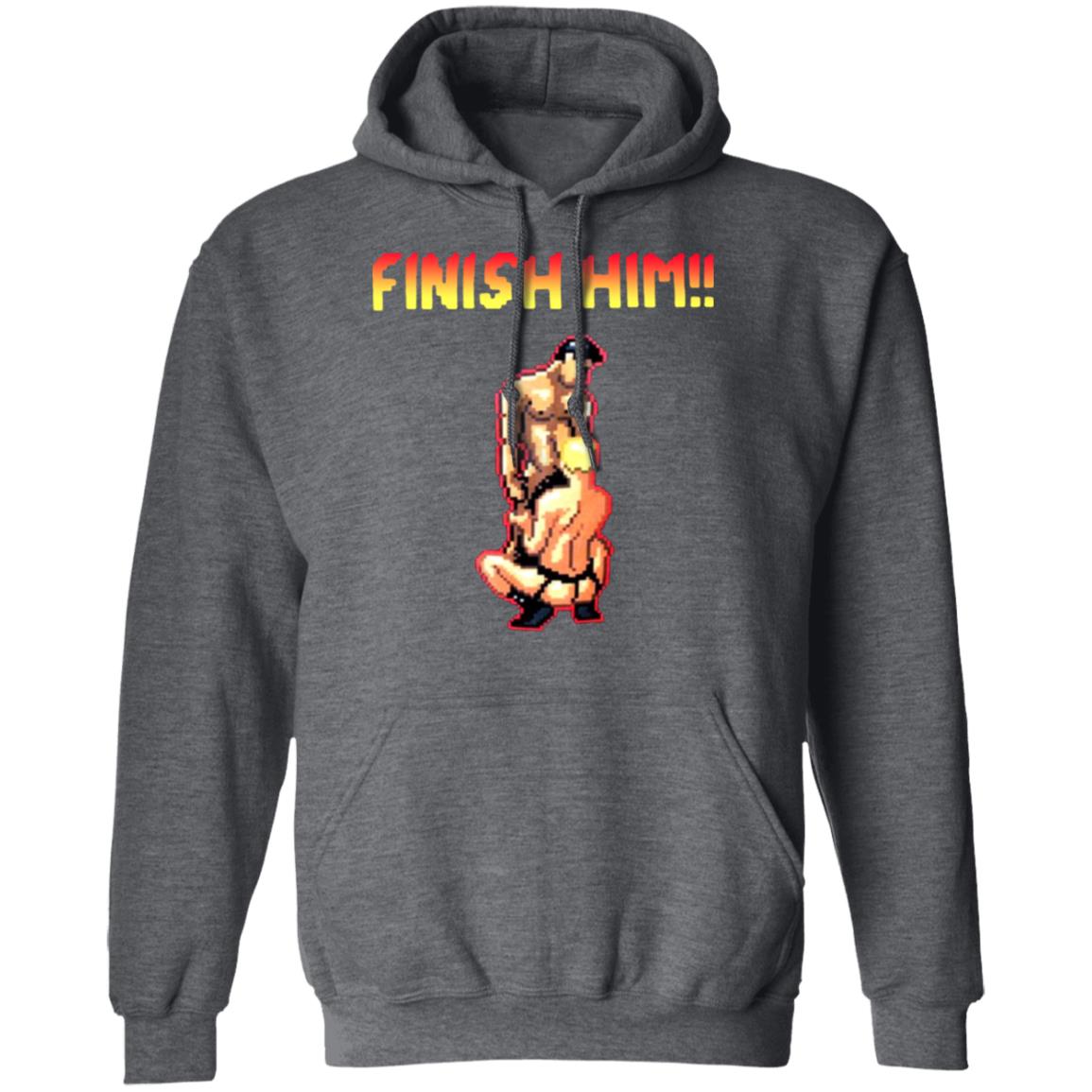 Finish Him Shirt Gaymer Finish Him Shirt Hoodie Sweatshirt - Teechipus