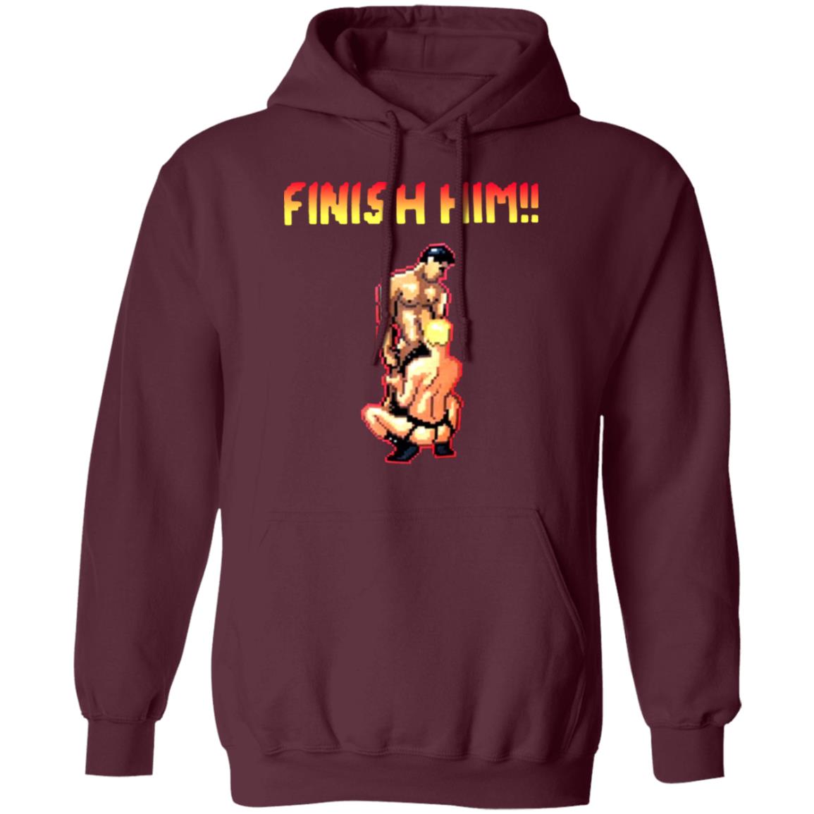 Finish Him Shirt Gaymer Finish Him Shirt Hoodie Sweatshirt - Teechipus