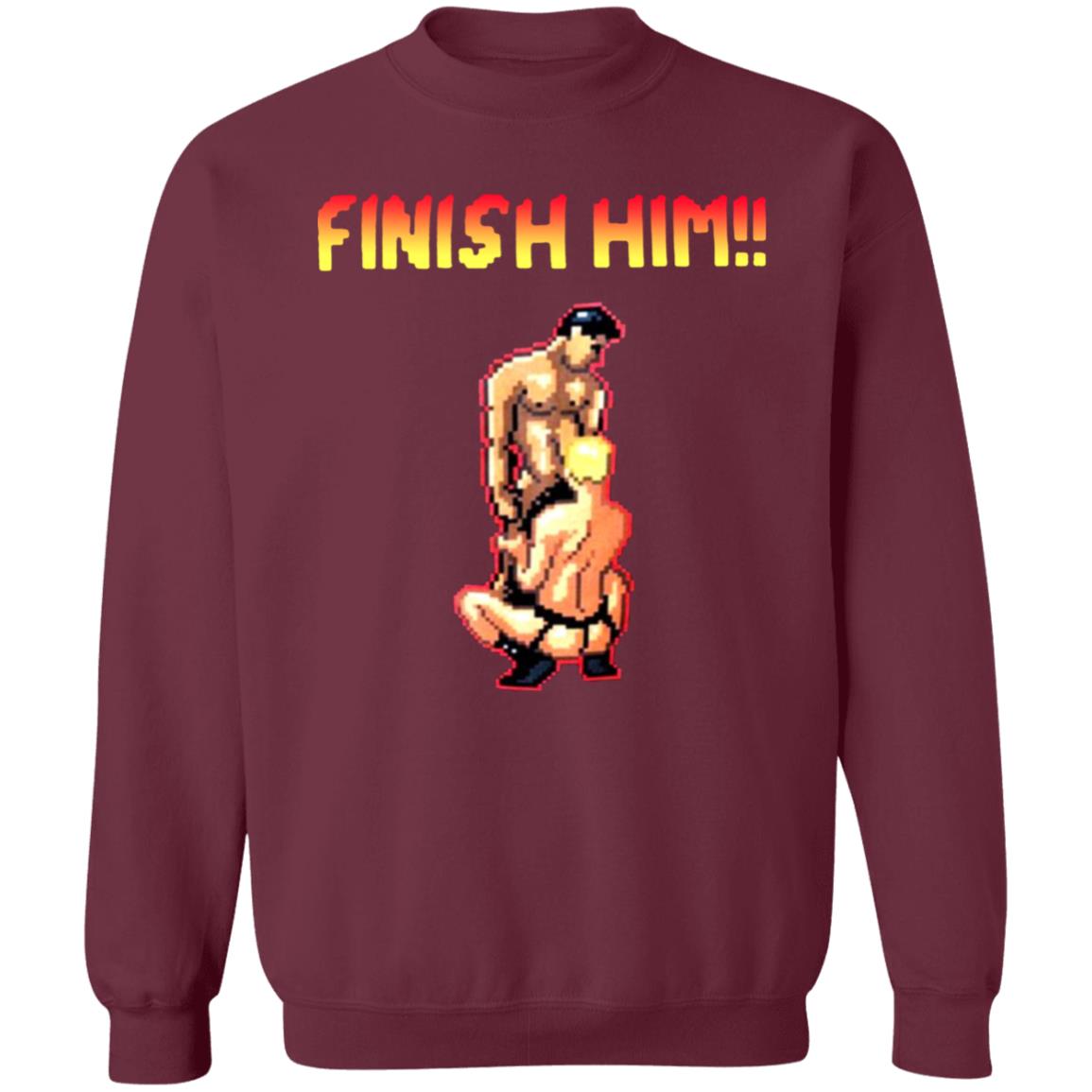 Finish Him Shirt Gaymer Finish Him Shirt Hoodie Sweatshirt - Teechipus
