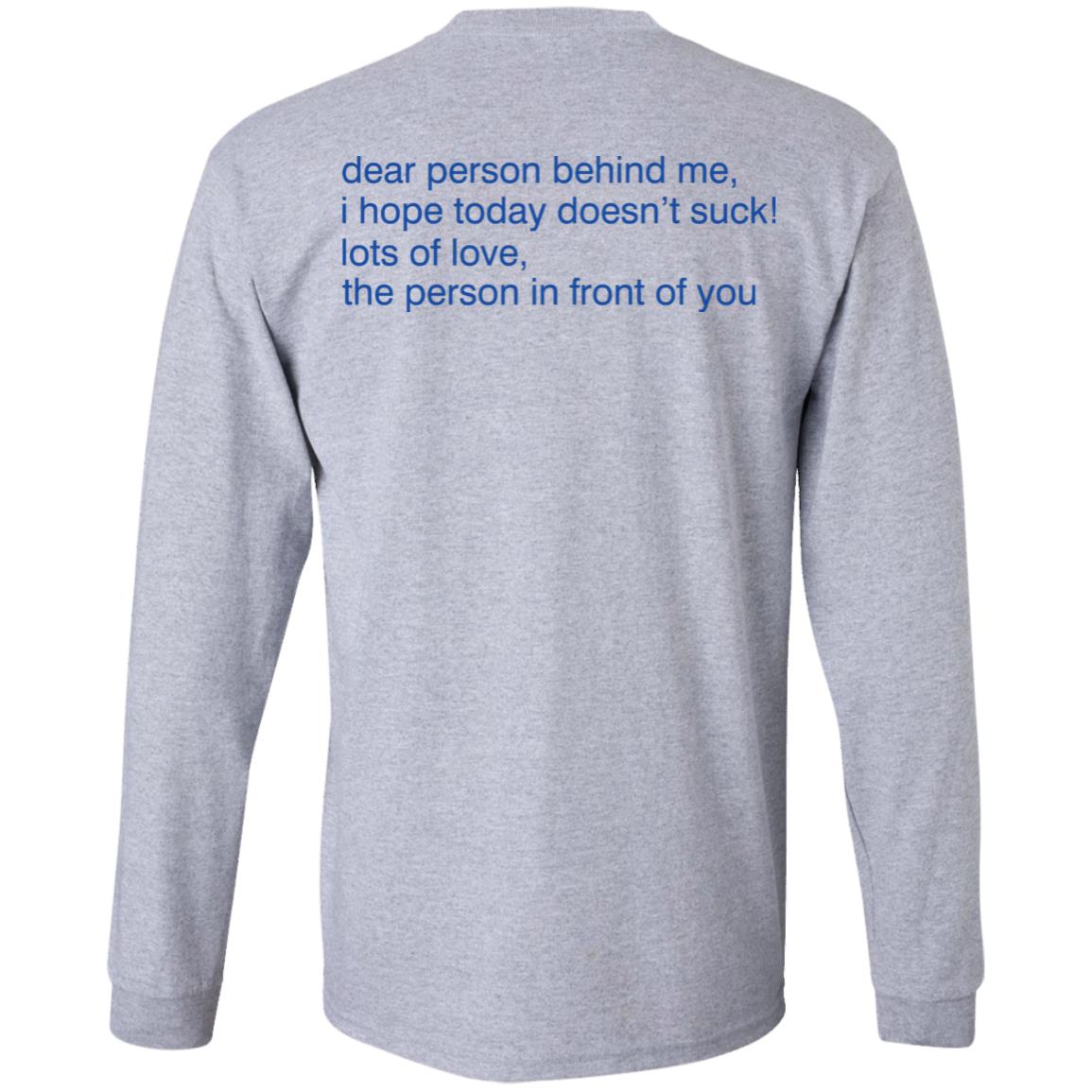 Alexander 23 Merch Dear Person Behind Me Hoodie Shirt Sweatshirt - Teechipus