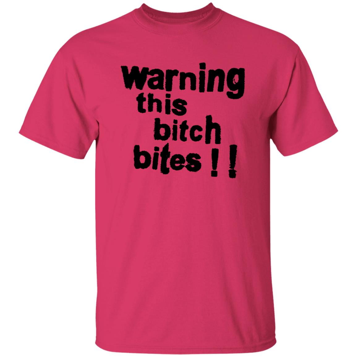 Warning This Bitch Bites Shirt Wear It Happy Shop Warning This Bitch Bites Shirt Hoodie Sweatshirt - Teechipus