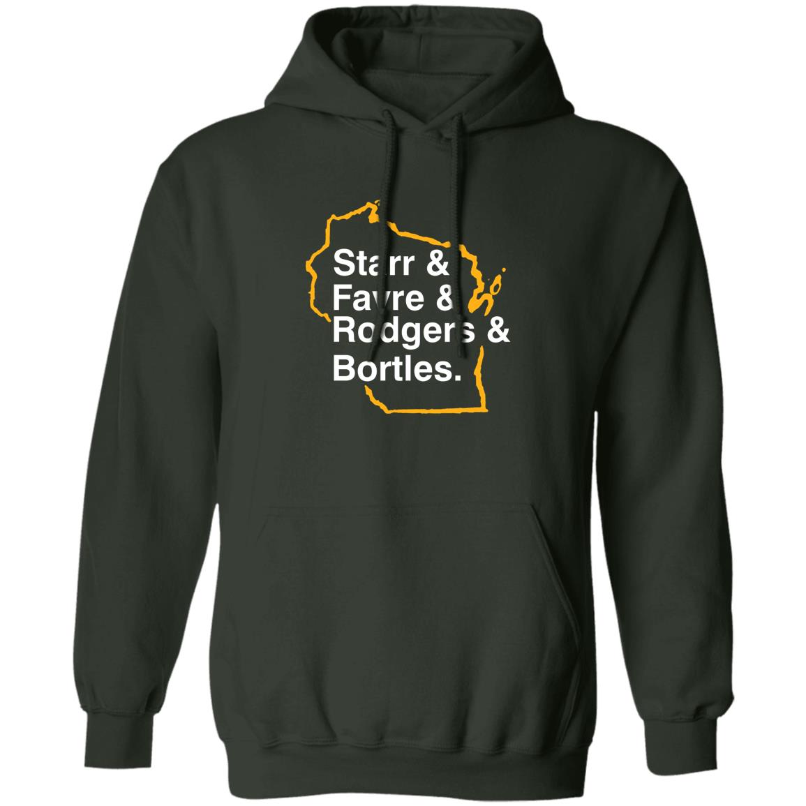 Barstool Green Bay Starr Favre Rodgers Bortles Shirt Barstool Pardon My Take Green Bay List Shirt Hoodie Sweatshirt - Teechipus