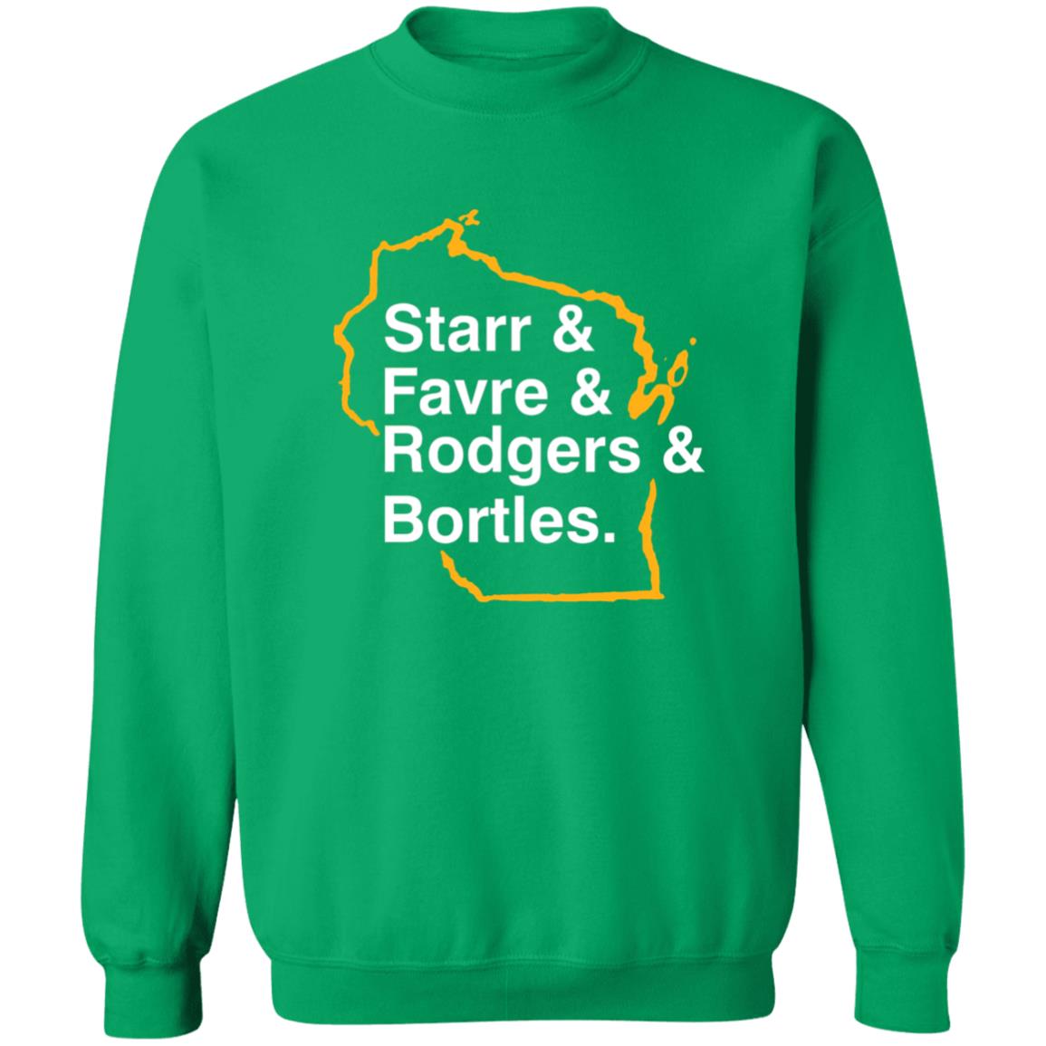 Barstool Green Bay Starr Favre Rodgers Bortles Shirt Barstool Pardon My Take Green Bay List Shirt Hoodie Sweatshirt - Teechipus