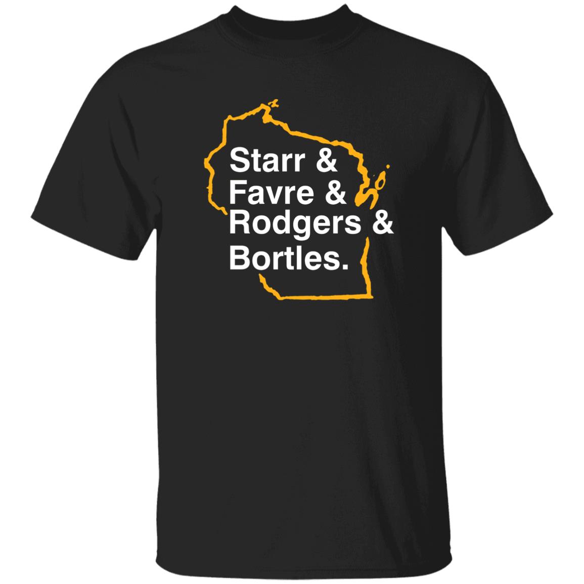 Barstool Green Bay Starr Favre Rodgers Bortles Shirt Barstool Pardon My Take Green Bay List Shirt Hoodie Sweatshirt - Teechipus