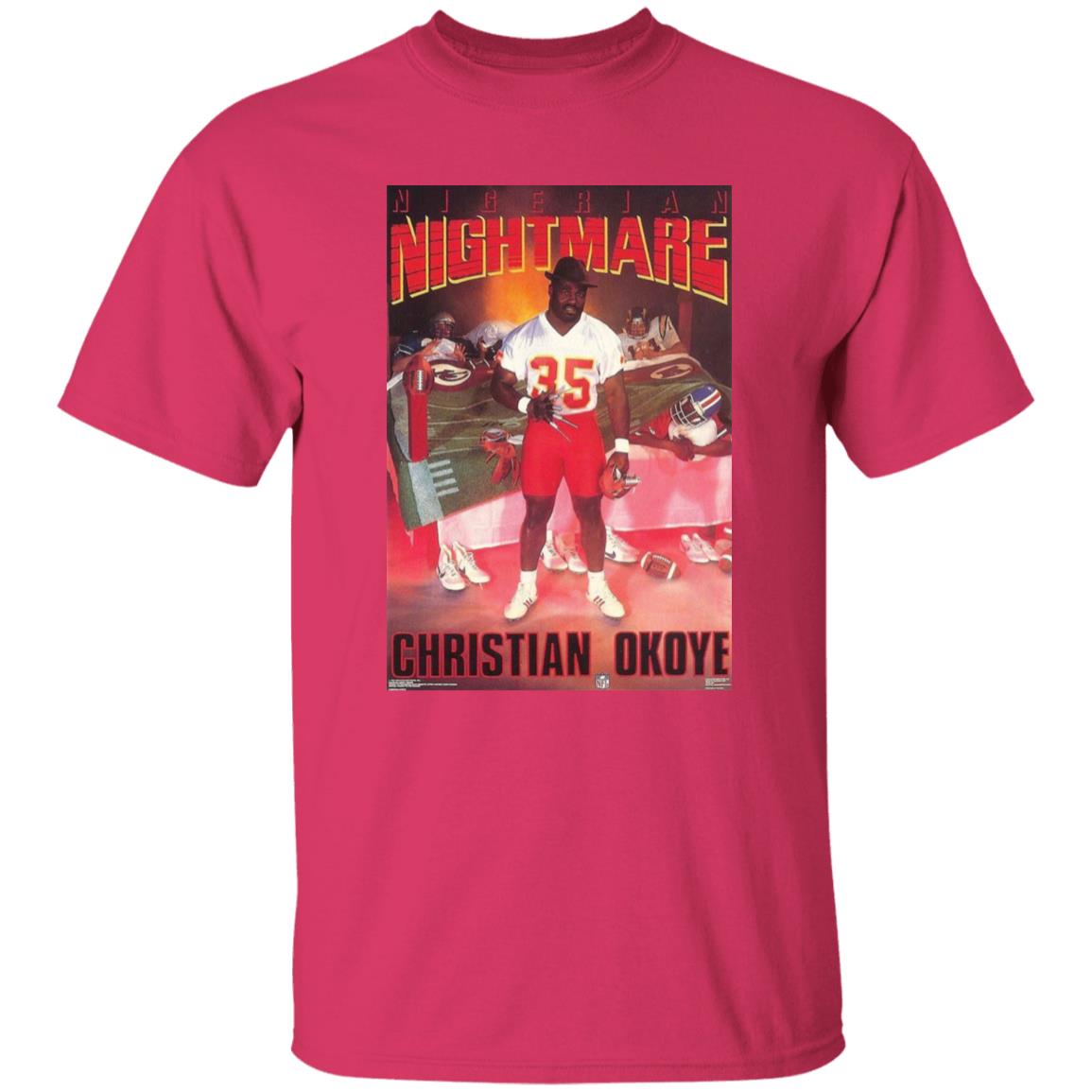Nigerian Nightmare Christian Okoye Shirt Kansas City Football Christian Okoye Nigerian Nightmare Shirt Hoodie Sweatshirt - Teechipus
