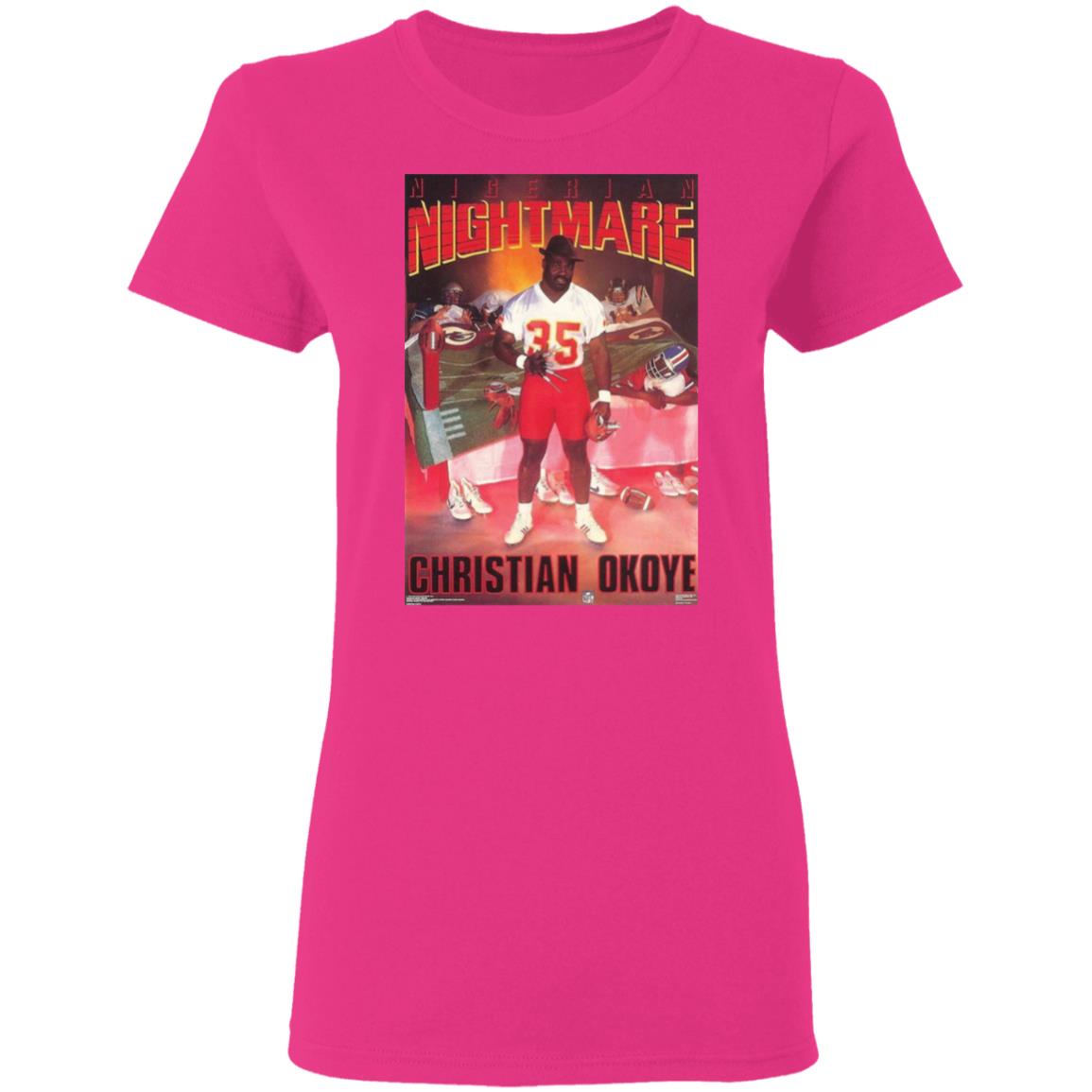 Nigerian Nightmare Christian Okoye Shirt Kansas City Football Christian Okoye Nigerian Nightmare Shirt Hoodie Sweatshirt - Teechipus