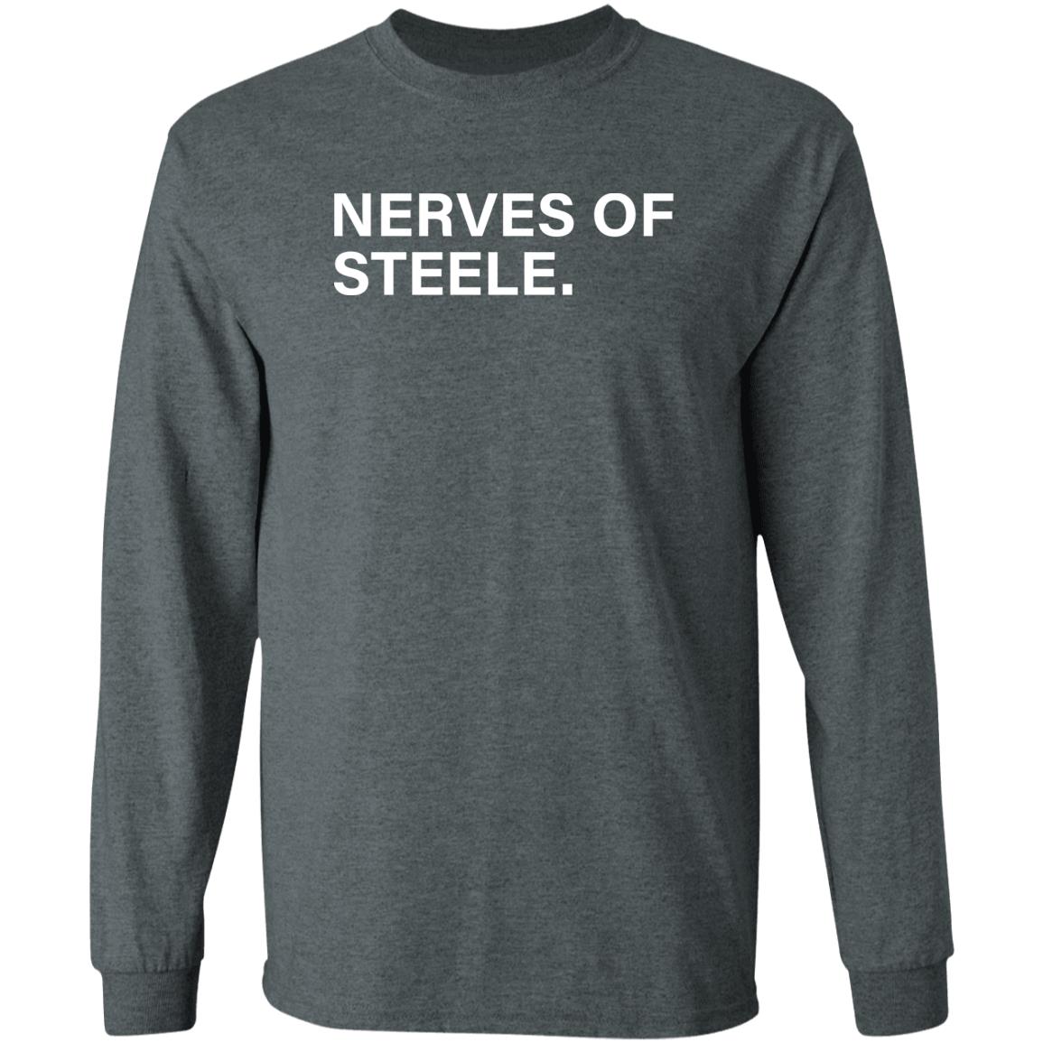 Nerves Of Steele Shirt Obvious Shirts Justin Steele Nerves Of Steele Shirt Hoodie Sweatshirt - Teechipus