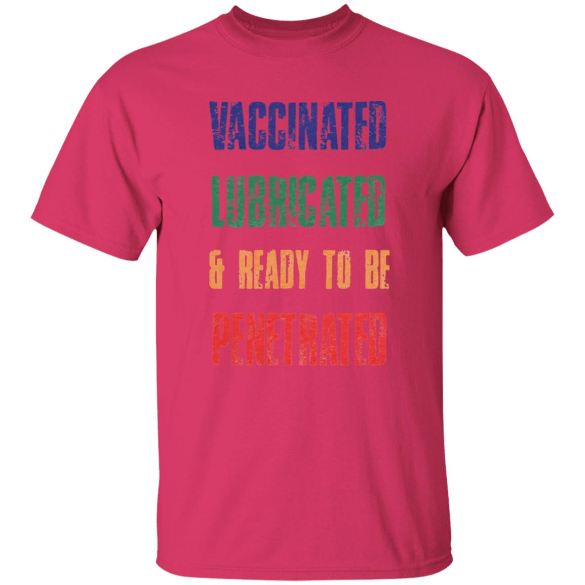 Vaccinated Lubricated and ready to be Penetrated shirt Comedy Couple Tees Merch Vaccinated Shirt Hoodie Sweatshirt - Teechipus