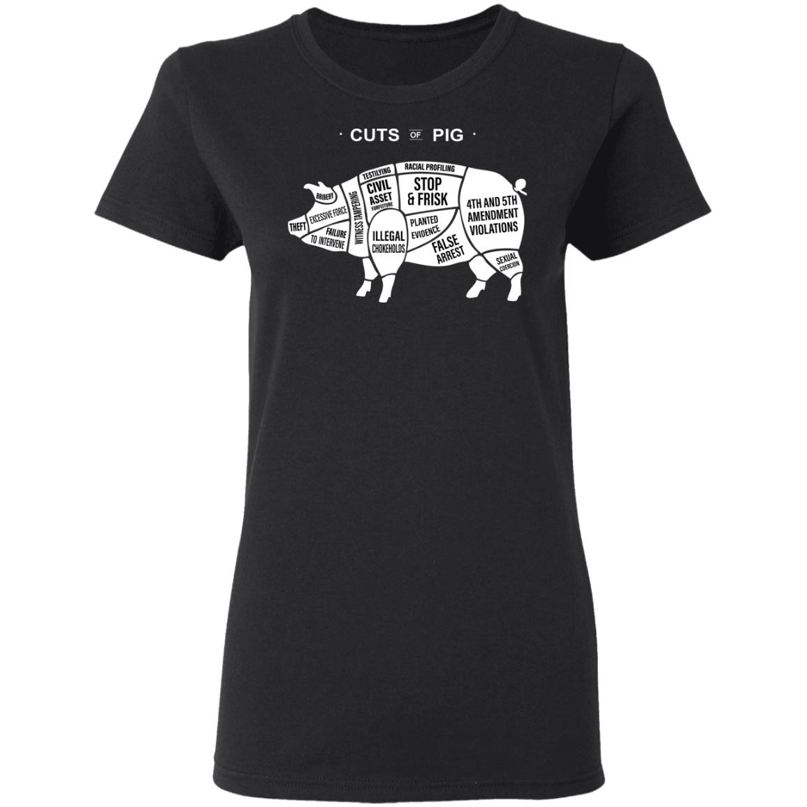 Cuts Of Pig Shirt Americahates Merch Ahus Cuts Of Pig Shirt Hoodie Sweatshirt - Teechipus