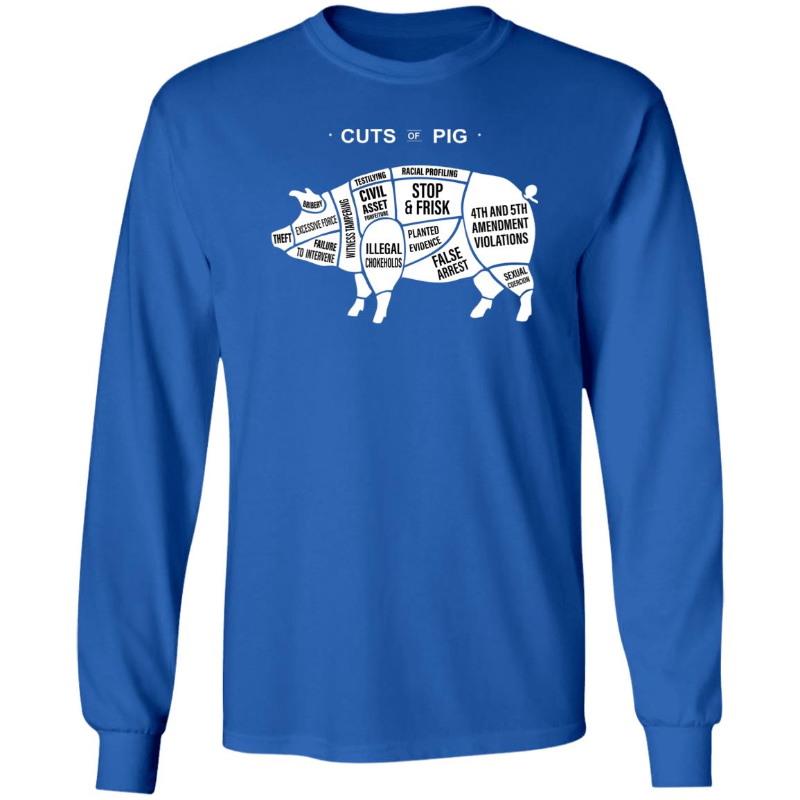 Cuts Of Pig Shirt Americahates Merch Ahus Cuts Of Pig Shirt Hoodie Sweatshirt - Teechipus