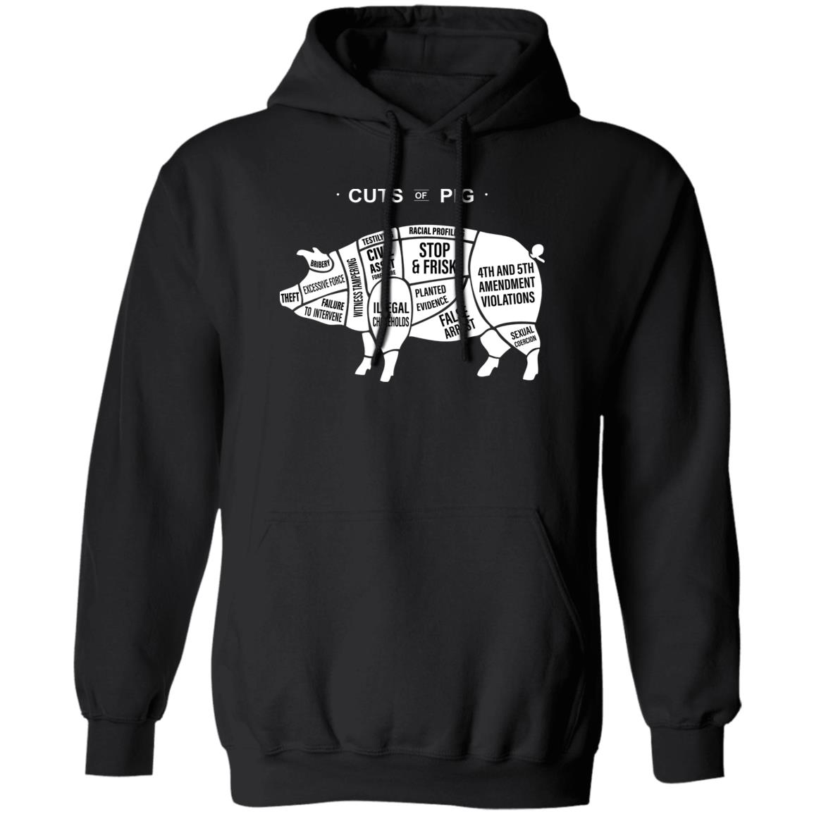 Cuts Of Pig Shirt Americahates Merch Ahus Cuts Of Pig Shirt Hoodie Sweatshirt - Teechipus