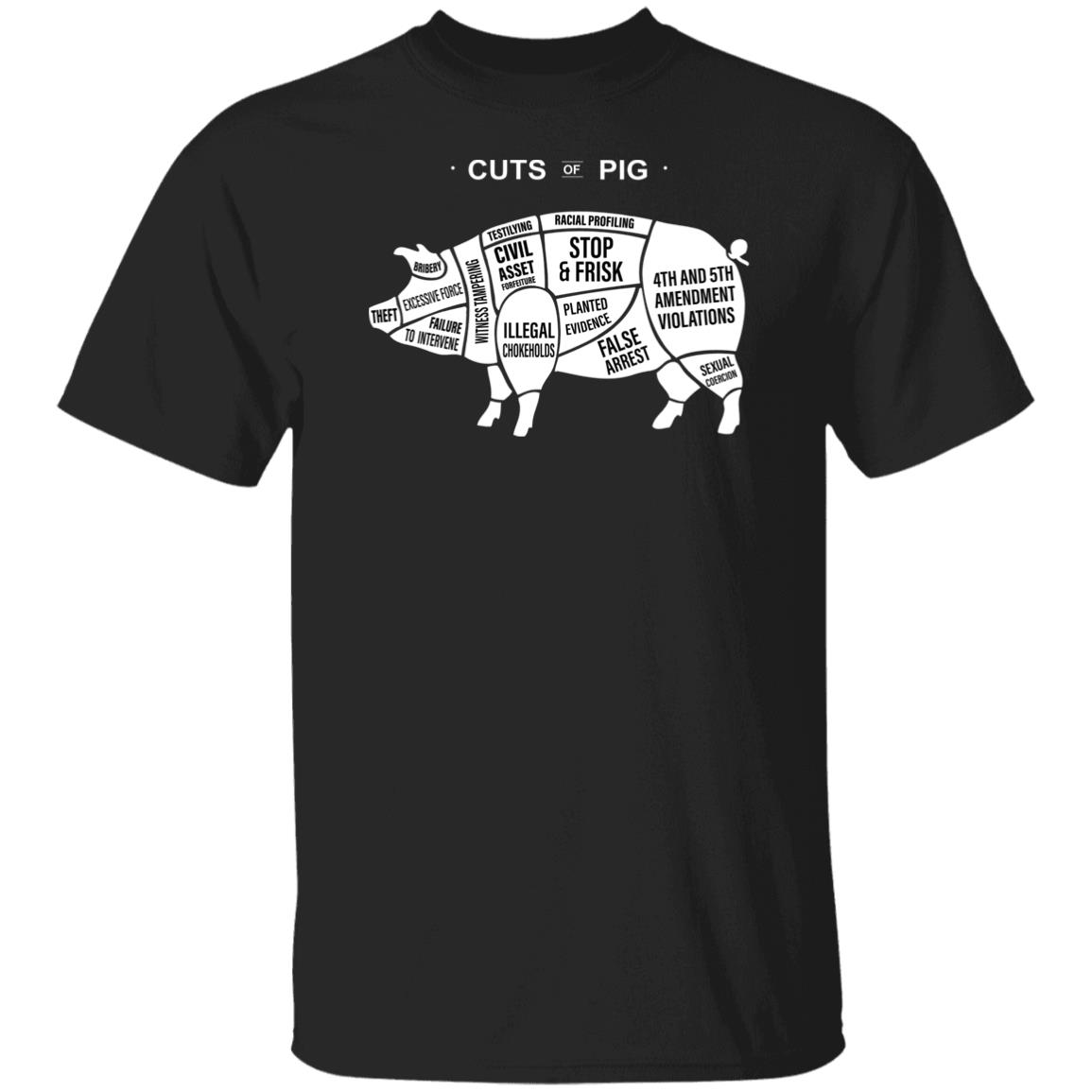 Cuts Of Pig Shirt Americahates Merch Ahus Cuts Of Pig Shirt Hoodie Sweatshirt - Teechipus