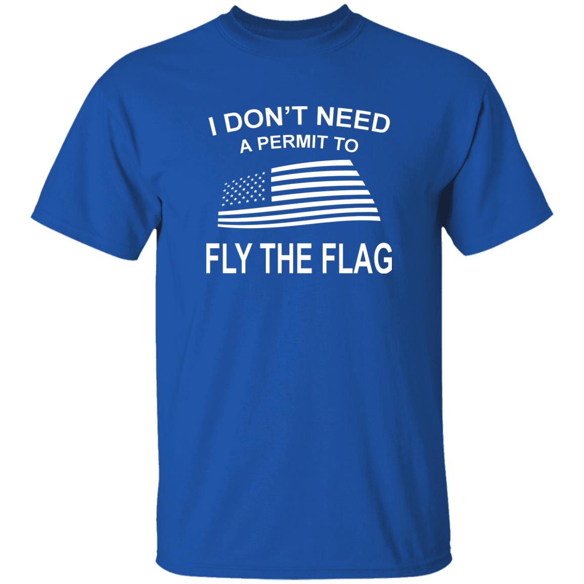 I Don't Need A Permit To Fly The Flag Shirt Camping World Fly The Flag Shirt Hoodie Sweatshirt - Teechipus