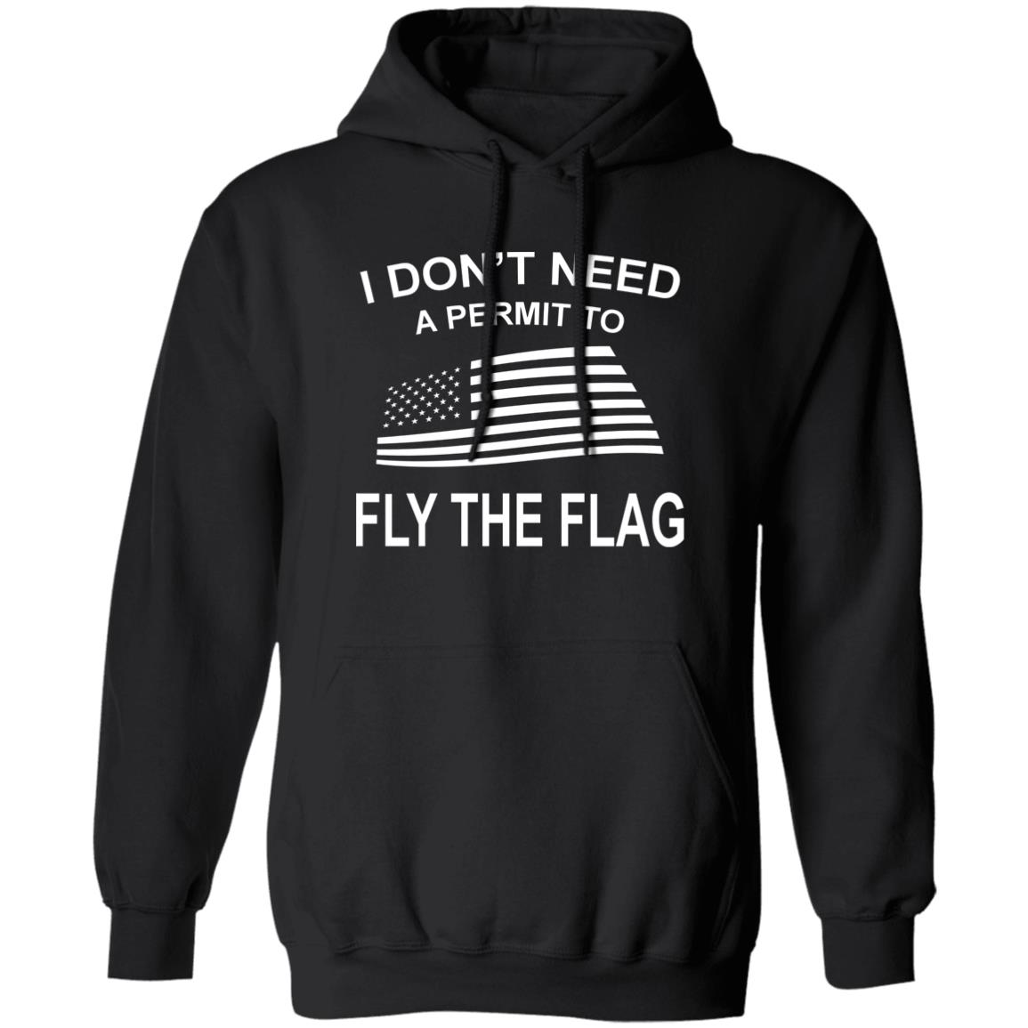 I Don't Need A Permit To Fly The Flag Shirt Camping World Fly The Flag Shirt Hoodie Sweatshirt - Teechipus