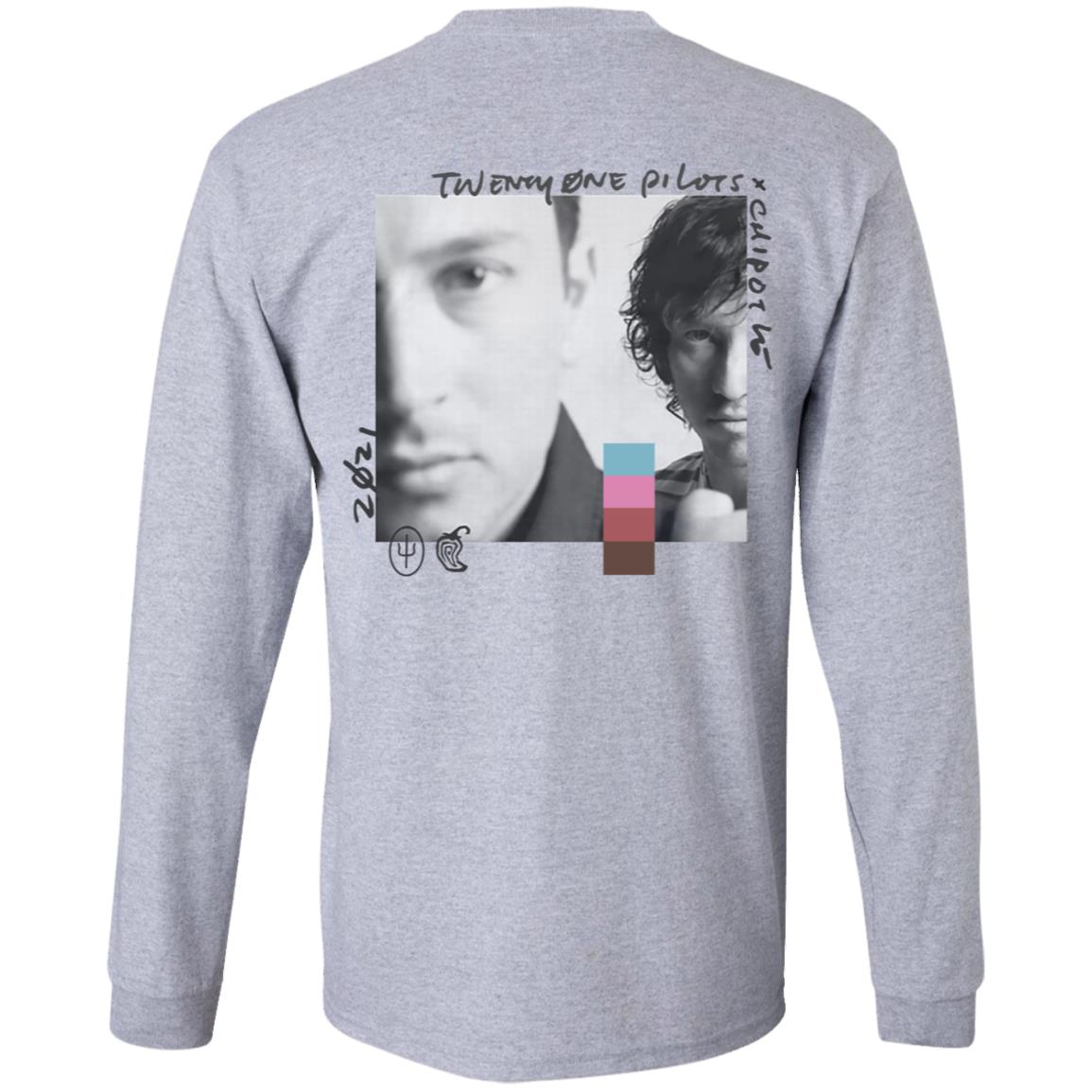 Chipotle X Twenty One Pilots Longsleeve Chipotle Shirt Twenty One Pilots Shirt Hoodie Sweatshirt - Teechipus