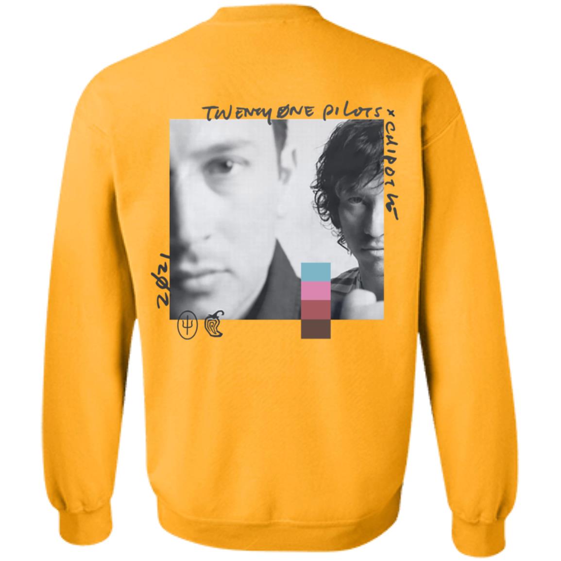 Chipotle X Twenty One Pilots Longsleeve Chipotle Shirt Twenty One Pilots Shirt Hoodie Sweatshirt - Teechipus