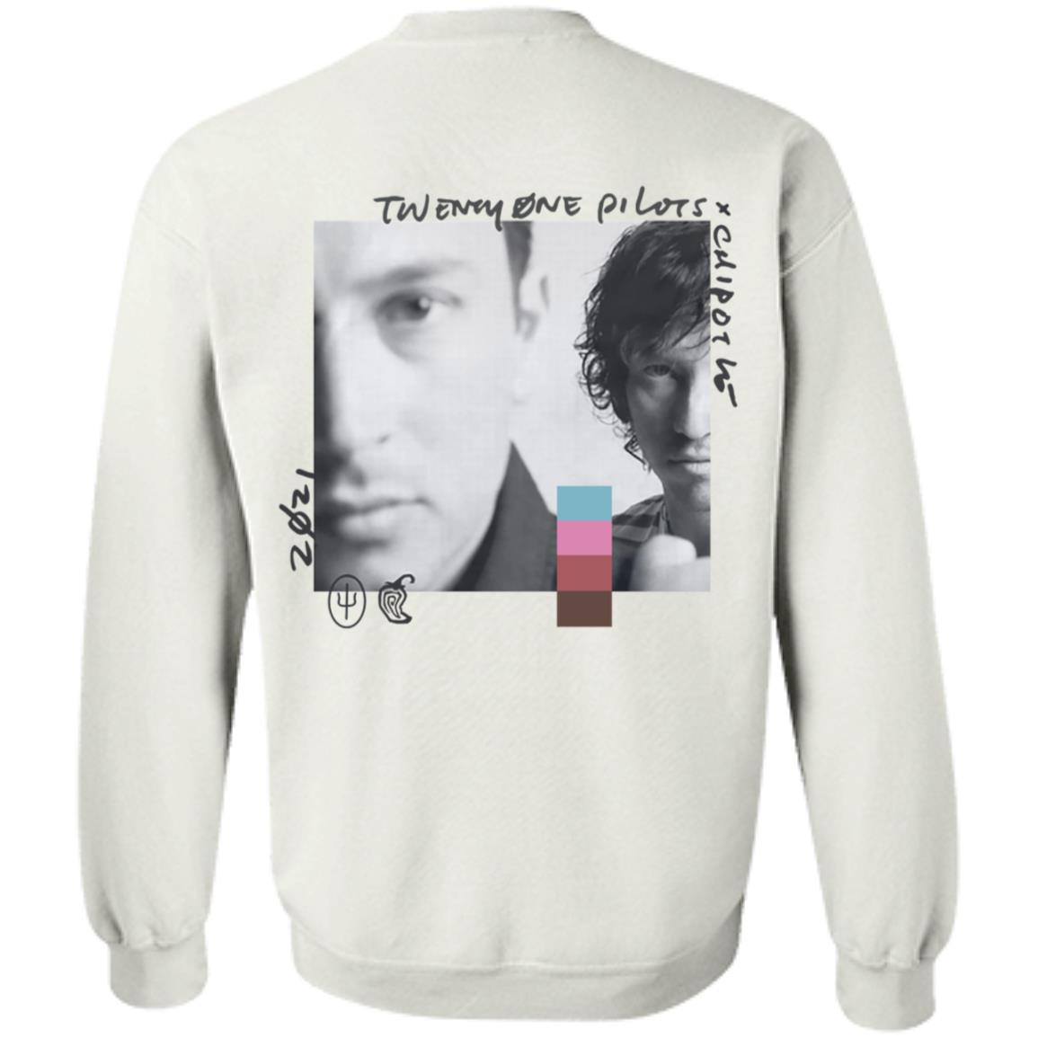 Chipotle X Twenty One Pilots Longsleeve Chipotle Shirt Twenty One Pilots Shirt Hoodie Sweatshirt - Teechipus