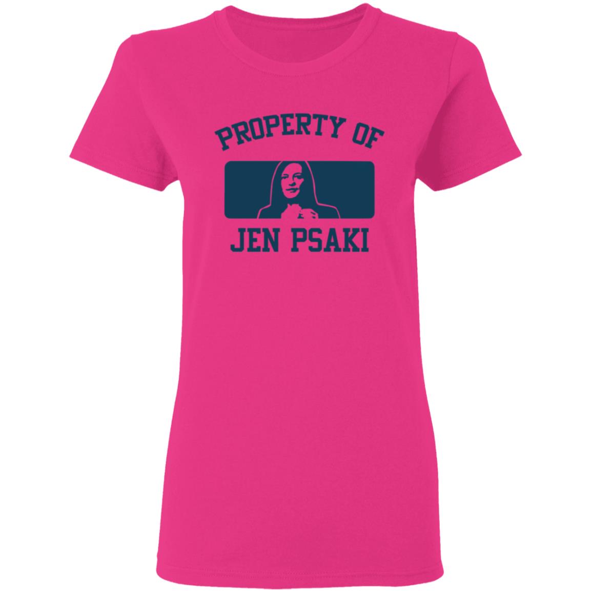 Property Of Jen Psaki Shirt Paul Leigh Jen Psaki Shirt Hoodie Sweatshirt - Teechipus