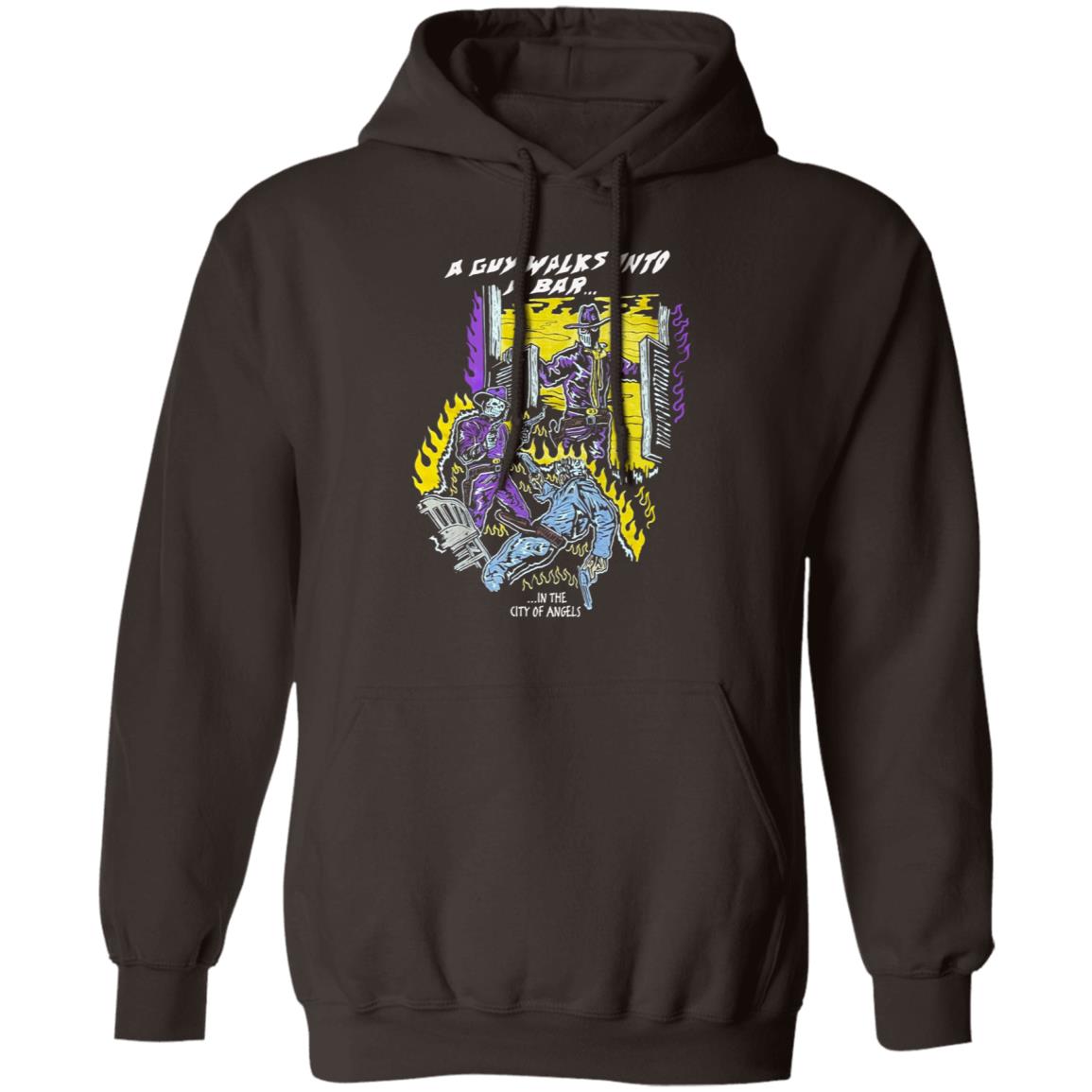 Warren Lotas A Guy Walks Into A Bar Shirt Warren Lotas A Guy Walks Into A Bar In The City Of Angels Shirt Hoodie Sweatshirt - Teechipus