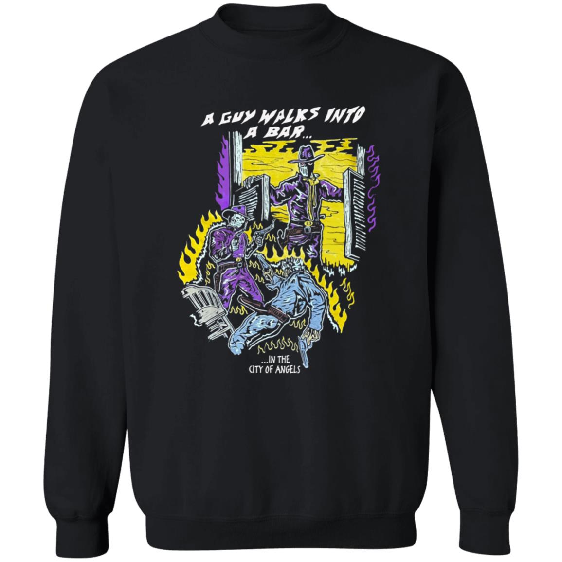 Warren Lotas A Guy Walks Into A Bar Shirt Warren Lotas A Guy Walks Into A Bar In The City Of Angels Shirt Hoodie Sweatshirt - Teechipus