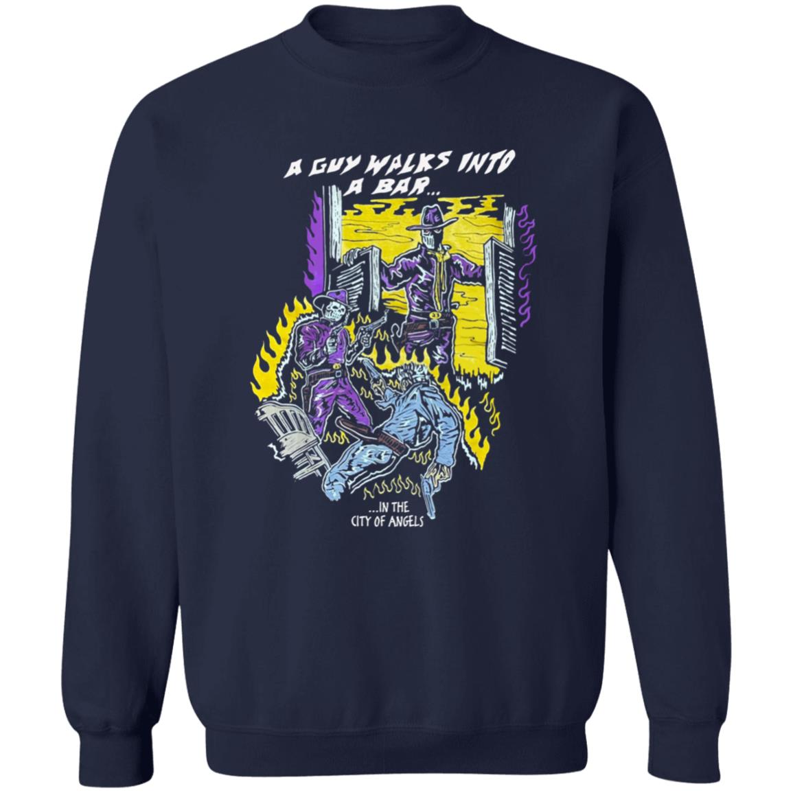 Warren Lotas A Guy Walks Into A Bar Shirt Warren Lotas A Guy Walks Into A Bar In The City Of Angels Shirt Hoodie Sweatshirt - Teechipus