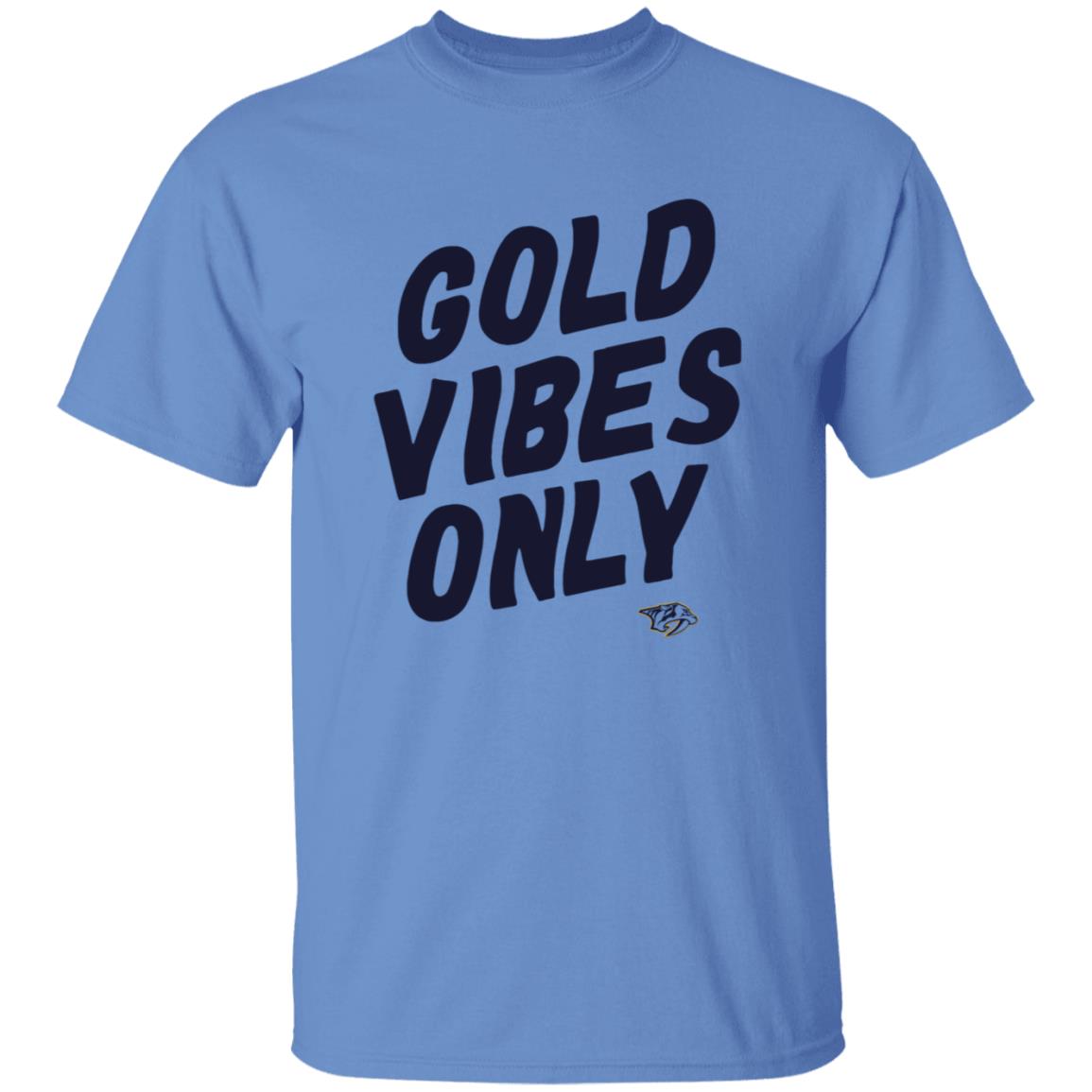 Gold Vibes Only Shirt Nashville Predators Gold Vibes Only Shirt Hoodie Sweatshirt - Teechipus