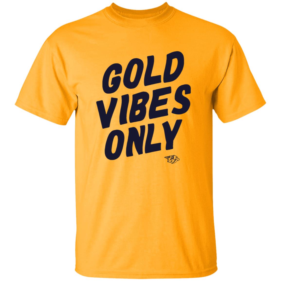 Gold Vibes Only Shirt Nashville Predators Gold Vibes Only Shirt Hoodie Sweatshirt - Teechipus