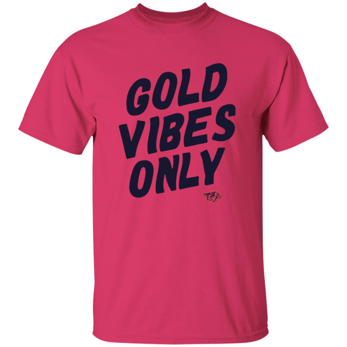 Gold Vibes Only Shirt Nashville Predators Gold Vibes Only Shirt Hoodie Sweatshirt - Teechipus