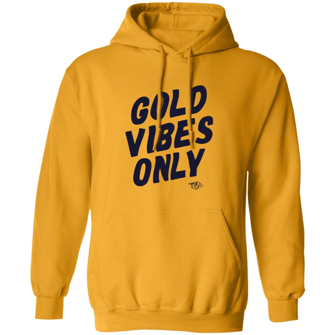 Gold Vibes Only Shirt Nashville Predators Gold Vibes Only Shirt Hoodie Sweatshirt - Teechipus