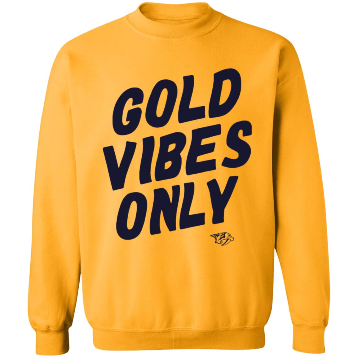 Gold Vibes Only Shirt Nashville Predators Gold Vibes Only Shirt Hoodie Sweatshirt - Teechipus