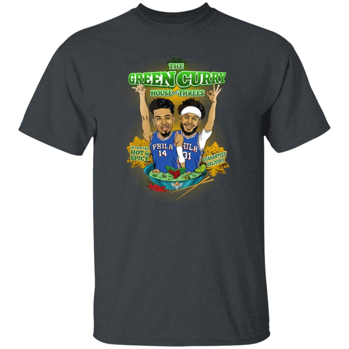 Seth Curry The Green Curry House Of Threes Shirt Miss Ella Merch The Green Curry House Of Threes Shirt Hoodie Sweatshirt - Teechipus