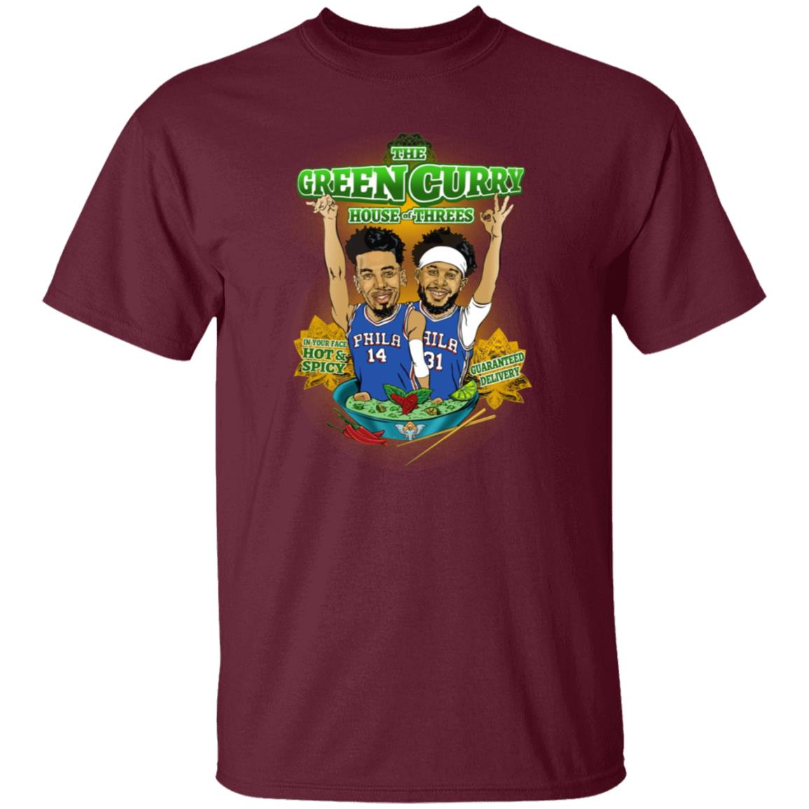 Seth Curry The Green Curry House Of Threes Shirt Miss Ella Merch The Green Curry House Of Threes Shirt Hoodie Sweatshirt - Teechipus