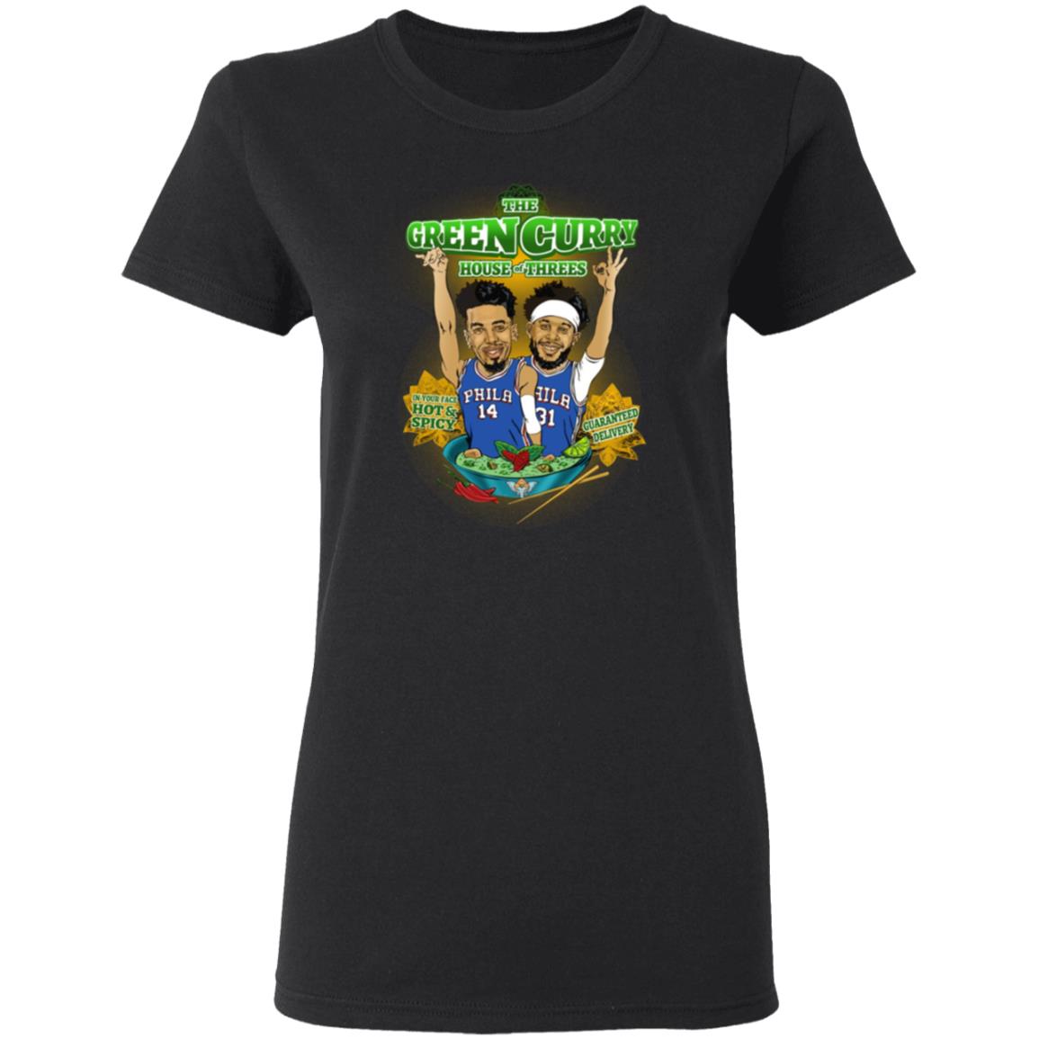 Seth Curry The Green Curry House Of Threes Shirt Miss Ella Merch The Green Curry House Of Threes Shirt Hoodie Sweatshirt - Teechipus