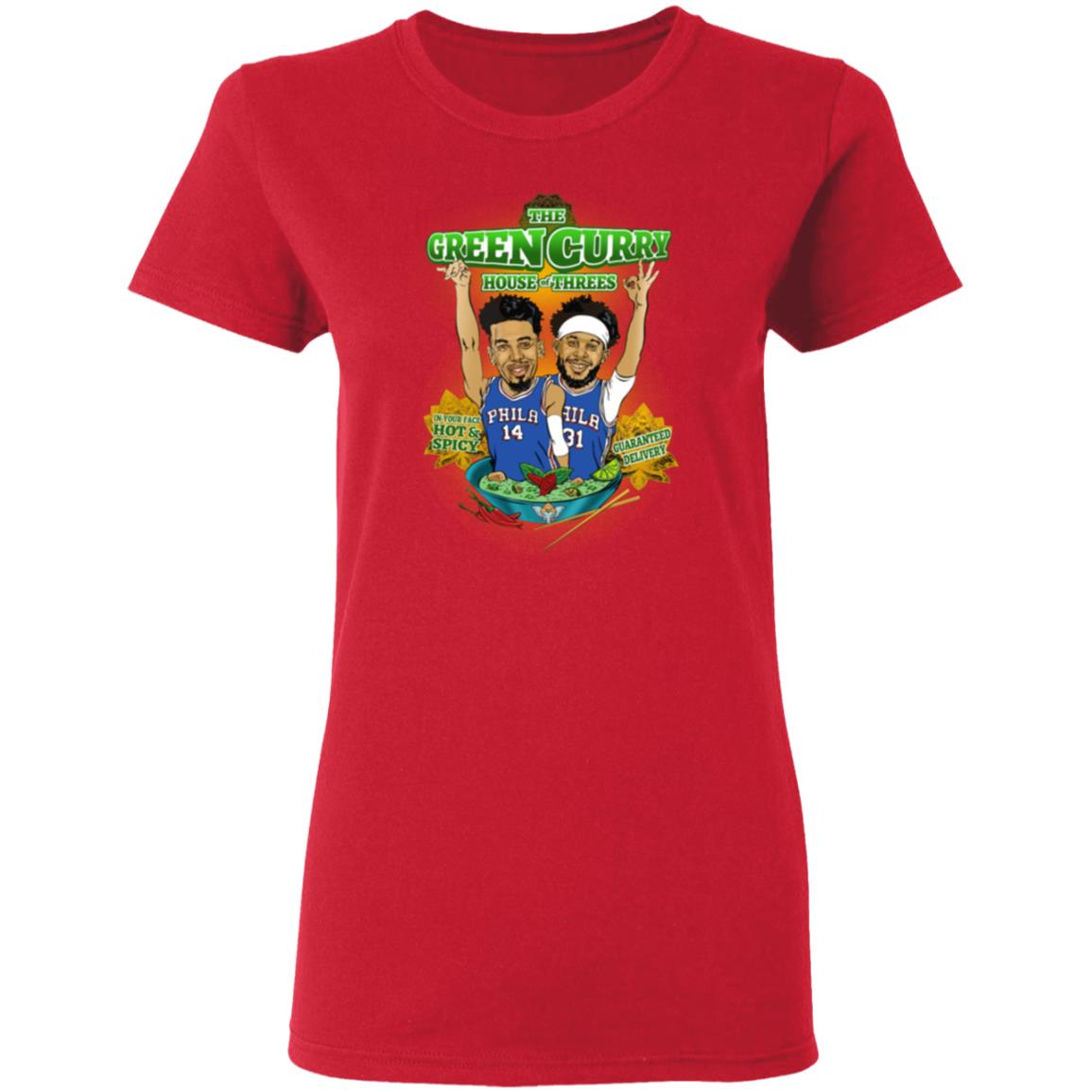 Seth Curry The Green Curry House Of Threes Shirt Miss Ella Merch The Green Curry House Of Threes Shirt Hoodie Sweatshirt - Teechipus