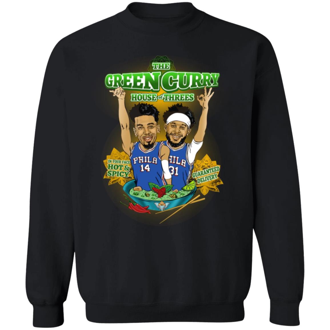 Seth Curry The Green Curry House Of Threes Shirt Miss Ella Merch The Green Curry House Of Threes Shirt Hoodie Sweatshirt - Teechipus