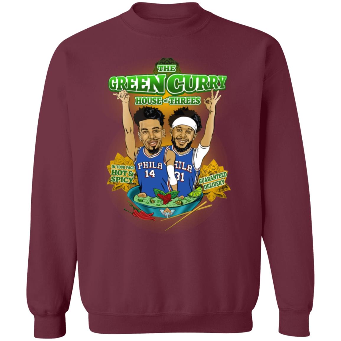 Seth Curry The Green Curry House Of Threes Shirt Miss Ella Merch The Green Curry House Of Threes Shirt Hoodie Sweatshirt - Teechipus