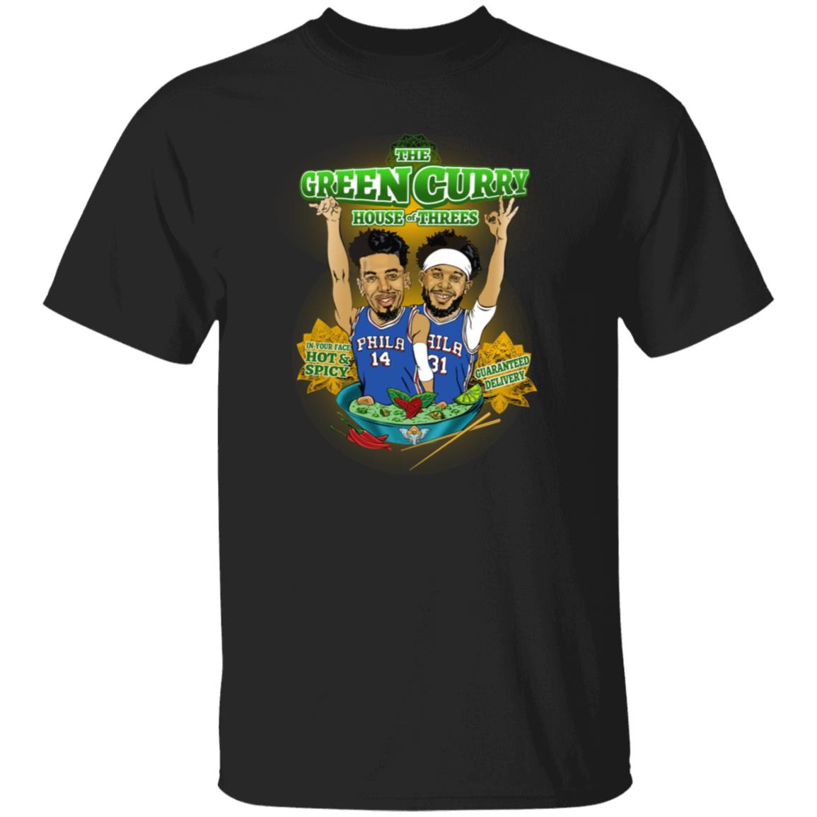 Seth Curry The Green Curry House Of Threes Shirt Miss Ella Merch The Green Curry House Of Threes Shirt Hoodie Sweatshirt - Teechipus