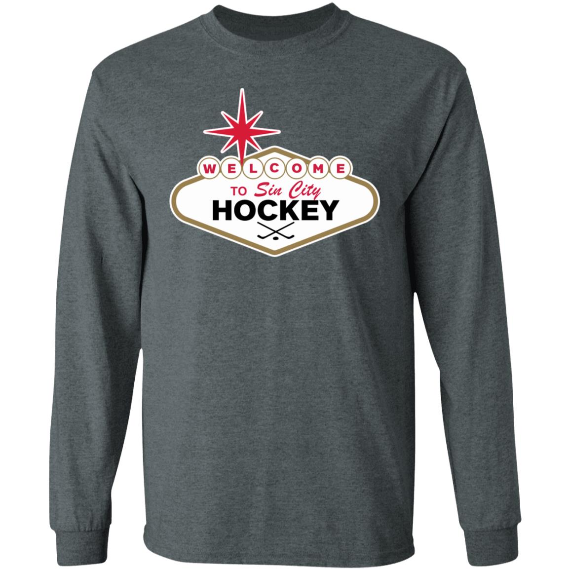 Welcome To Sin City Hockey Shirt Barstool Spittin Chiclets Welcome To Sin City Hockey Shirt Hoodie Sweatshirt - Teechipus