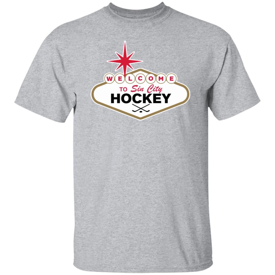 Welcome To Sin City Hockey Shirt Barstool Spittin Chiclets Welcome To Sin City Hockey Shirt Hoodie Sweatshirt - Teechipus