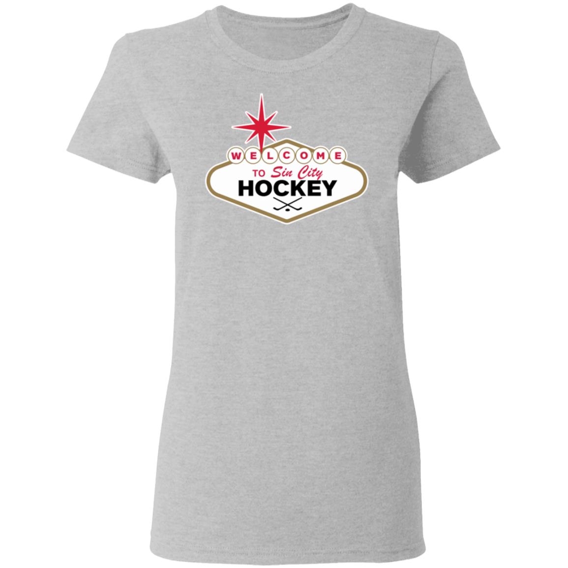 Welcome To Sin City Hockey Shirt Barstool Spittin Chiclets Welcome To Sin City Hockey Shirt Hoodie Sweatshirt - Teechipus